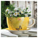 Butterfly Dolomite Tea Cup Planter - 6.25 inches - Giftscircle
