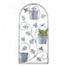 Butterfly Trellis Wall Planter with Metal Pots - Giftscircle