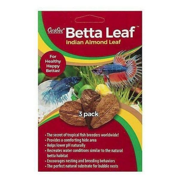 CaribSea Betta Indian Almond leaf - 3 leaves - Giftscircle
