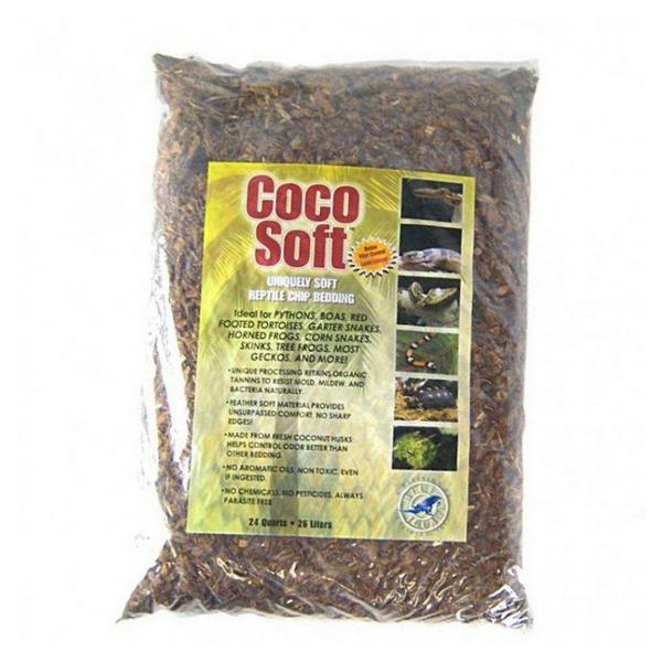 CaribSea Coco Soft Coarse Chip Reptile Bedding - 24 Quarts - Giftscircle