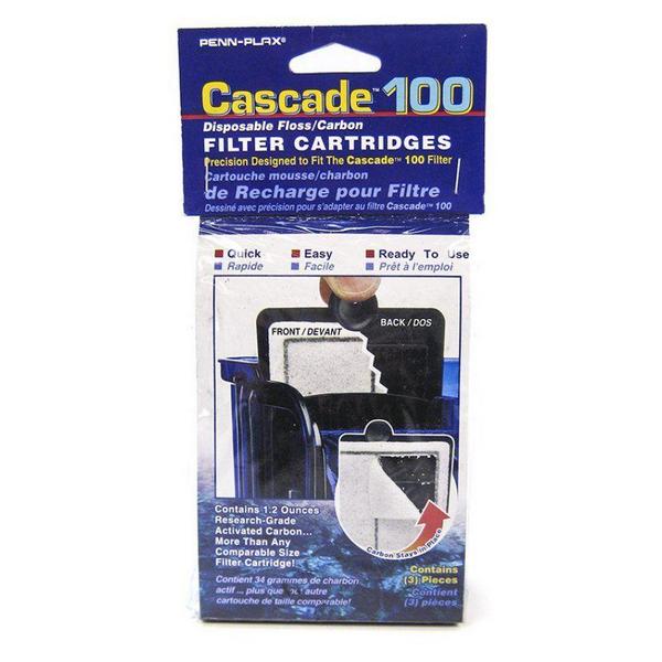 Cascade 100 Disposable Floss & Carbon Power Filter Cartridges - 3 Pack - Giftscircle
