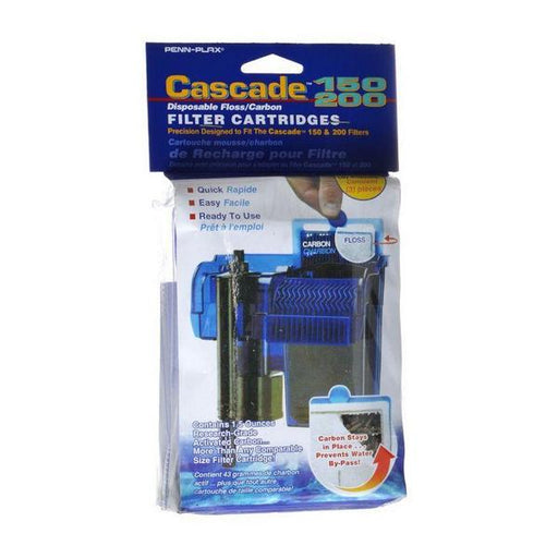 Cascade 150/200 Disposable Floss & Carbon Power Filter Cartridges - 3 Pack - Giftscircle