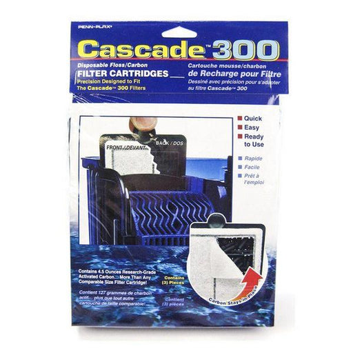 Cascade 300 Disposable Floss & Carbon Power Filter Cartridges - 3 Pack - Giftscircle