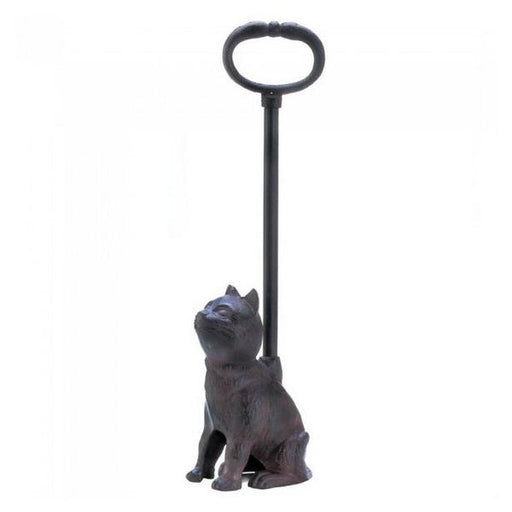 Cast Iron Cat Door Stopper with Handle - Giftscircle