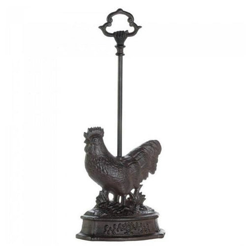 Cast Iron Rooster Door Stopper with Handle - Giftscircle