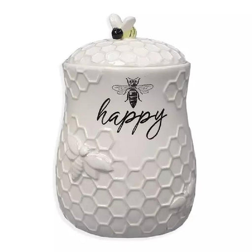 Ceramic Bee Treat Jar Kitchen Home Decorations - Giftscircle