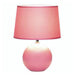 Ceramic Sphere Base Table Lamp - Pink - Giftscircle