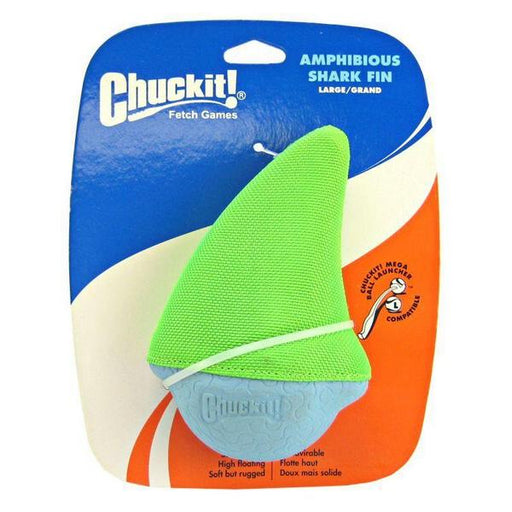 Chuckit Amphibious Shark Fin Water Toy - Large - 3" Diameter (1 Pack) - Giftscircle