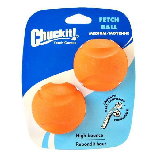 Chuckit Fetch Balls - Medium Ball - 2.25" Diameter (2 Pack) - Giftscircle