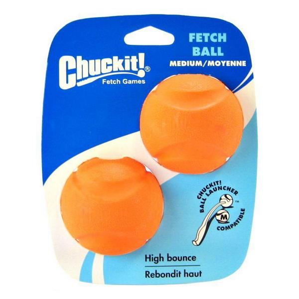 Chuckit Fetch Balls - Medium Ball - 2.25" Diameter (2 Pack) - Giftscircle