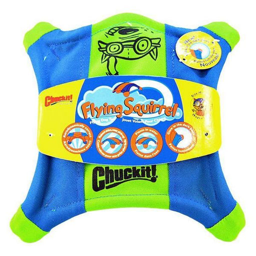 Chuckit Flying Squirrel Toss Toy - Medium - 10" Long x 10" Wide - Giftscircle