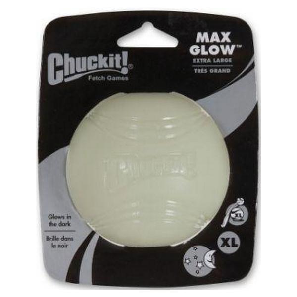 Chuckit Max Glow Ball - X-Large Ball - 3.5" Diameter - 1 Pack - Giftscircle