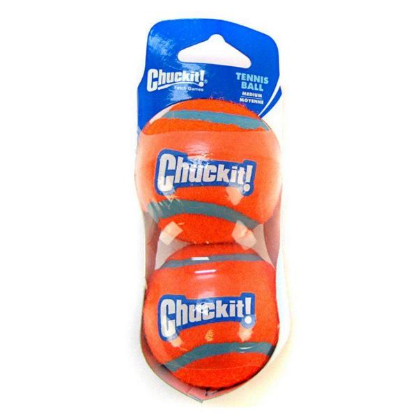 Chuckit Tennis Balls - Medium Ball - 2.25" Diameter (2 Pack Sleeve) - Giftscircle