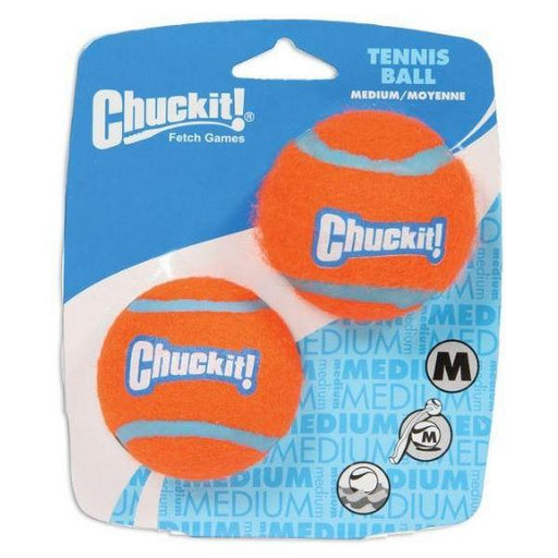 Chuckit Tennis Balls - Medium Balls - 2.25" Diameter (2 Pack) - Giftscircle