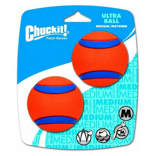 Chuckit Ultra Balls - Medium - 2 Count - (2.25" Diameter) - Giftscircle