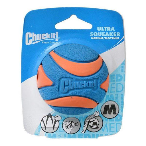 Chuckit Ultra Squeaker Ball Dog Toy - Medium (2.5" Diameter) - Giftscircle