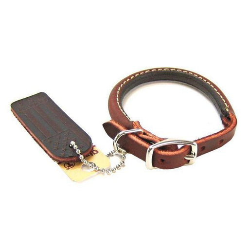 Circle T Latigo Leather Round Collar - 10" Long x 3/8" Wide - Giftscircle