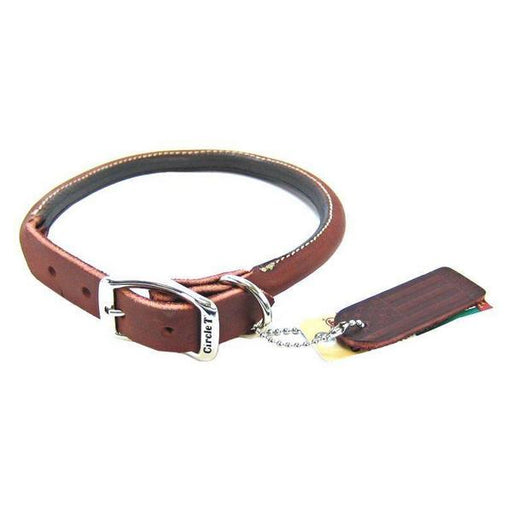 Circle T Latigo Leather Round Collar - 18" Long x 3/4" Wide - Giftscircle