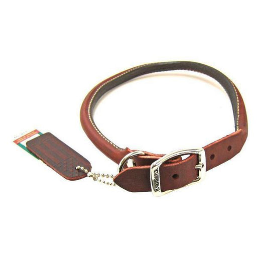 Circle T Latigo Leather Round Collar - 20" Long x 3/4" Wide - Giftscircle
