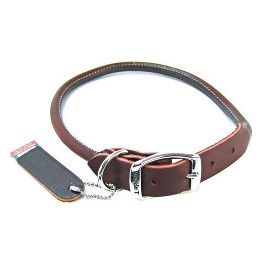 Circle T Latigo Leather Round Collar - 24" Long x 1" Wide - Giftscircle