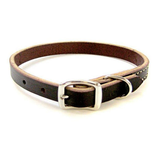 Circle T Latigo Leather Town Collar - 12" Long x 3/8" Wide - Giftscircle