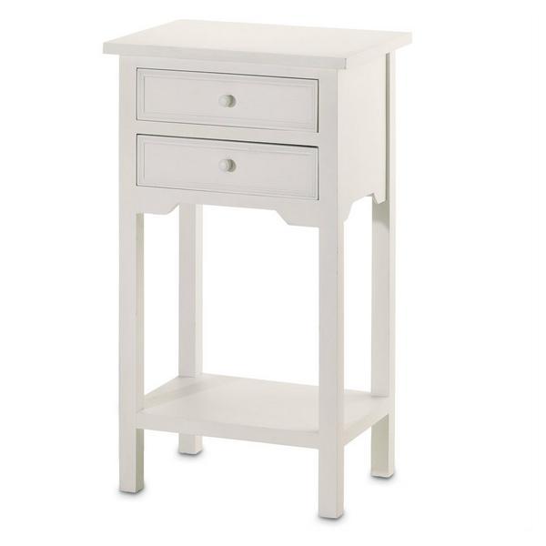 Classic Side Table - White - Giftscircle