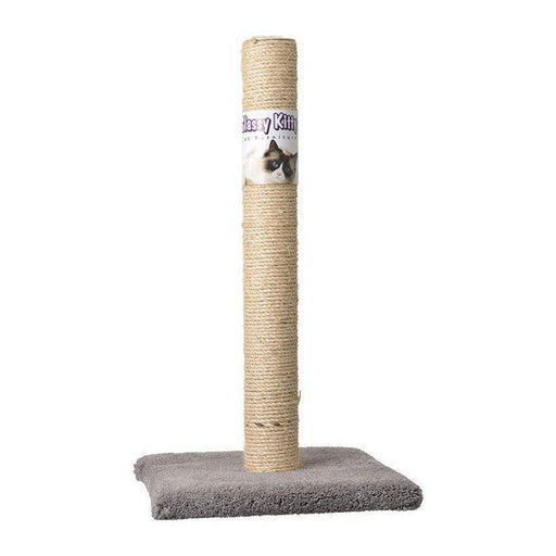Classy Kitty Cat Sisal Scratching Post - 32" High (Assorted Colors) - Giftscircle