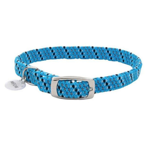 Coastal Pet Elastacat Reflective Safety Collar with Charm Blue/Black - Small (Neck: 8-10") - Giftscircle