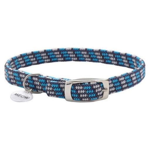 Coastal Pet Elastacat Reflective Safety Collar with Charm Grey/Blue - Small (Neck: 8-10") - Giftscircle