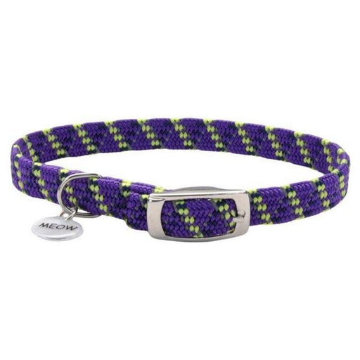 Coastal Pet Elastacat Reflective Safety Collar with Charm Purple - Small (Neck: 8-10") - Giftscircle