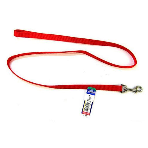 Coastal Pet Nylon Lead - Red - 4' Long x 5/8" Wide - Giftscircle