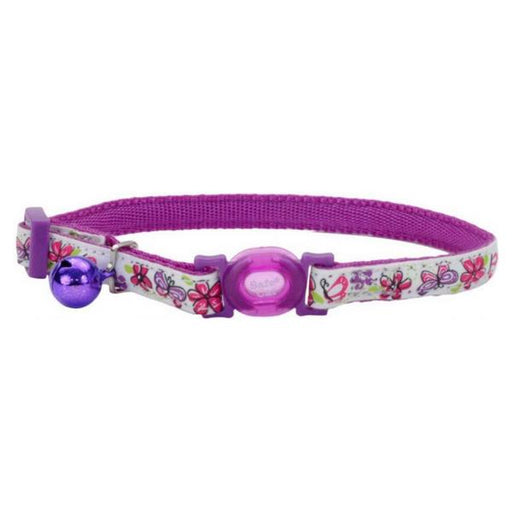 Coastal Pet Safe Cat Glow in the Dark Adjustable Collar Butterfly - 12"L x 3/8"W - Giftscircle