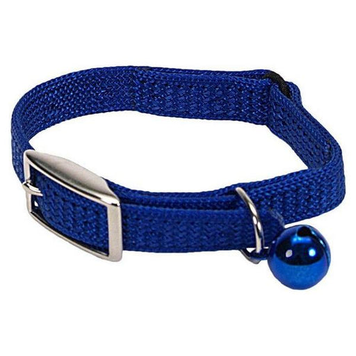 Coastal Pet Sassy Snagproof Nylon Safety Cat Collar Blue - 10"L x 3/8"W - Giftscircle