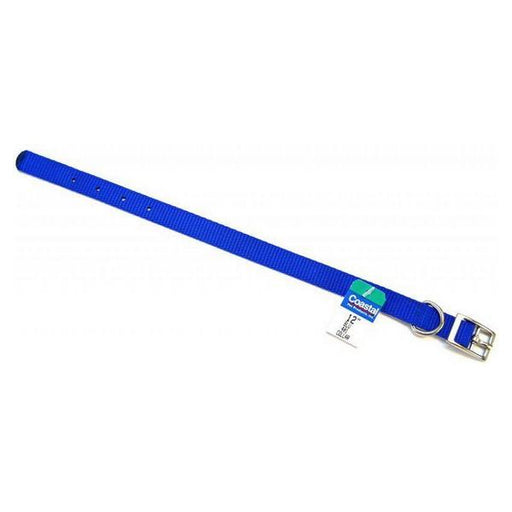 Coastal Pet Single Nylon Collar - Blue - 12" Long x 5/8" Wide - Giftscircle