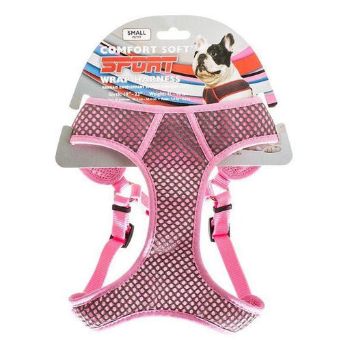 Coastal Pet Sport Wrap Adjustable Harness - Pink - Small (Girth Size 19"-23") - Giftscircle