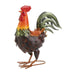 Colorful Country Rooster Metal Statue - Giftscircle