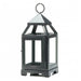 Contemporary Silver Candle Lantern - 9 inches - Giftscircle