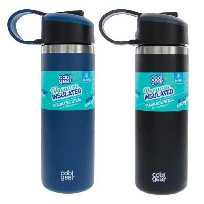 Cool Gear Stainless Steel Water Bottle with Sipper Cap - Giftscircle