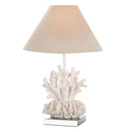 Coral Lamp with Stainless Steel Base - Giftscircle