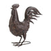 Country Rooster Metal Statue - Giftscircle