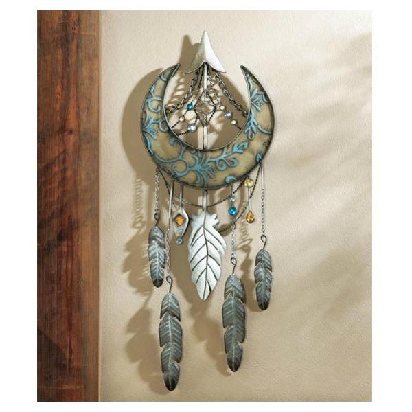 Crescent Moon Native-Style Metal Wall Decor - Giftscircle