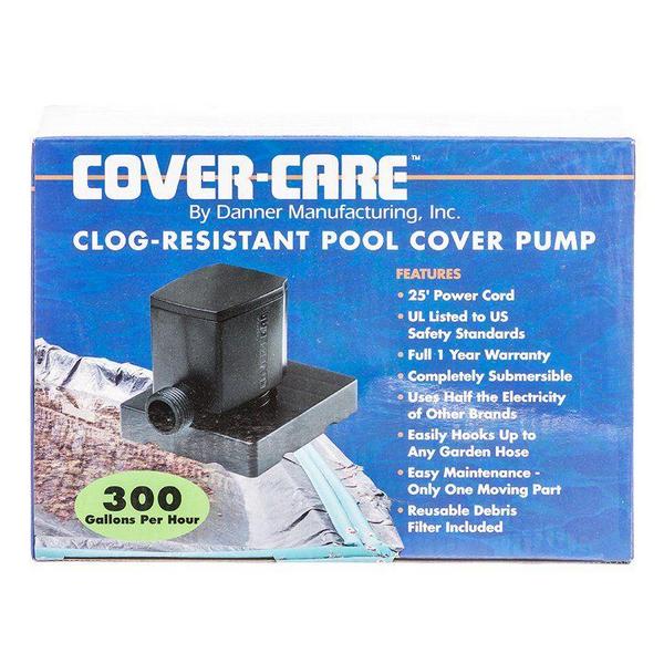 Danner Cover-Care Clog -Resistant Pool Cover Pump - 300 GPH with 25' Cord - Giftscircle