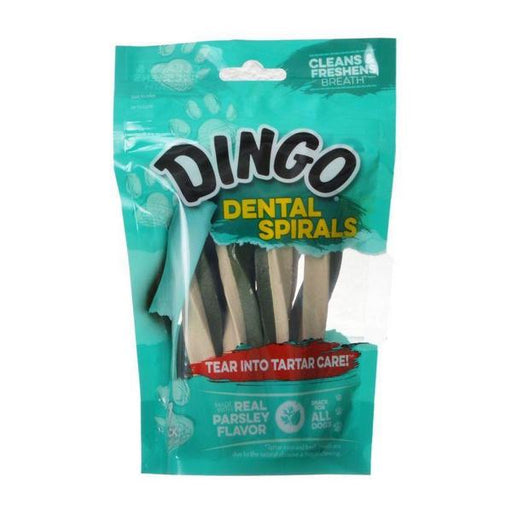 Dingo Dental Spirals Fresh Breath Dog Treats - Regular - 7 Pack - Giftscircle