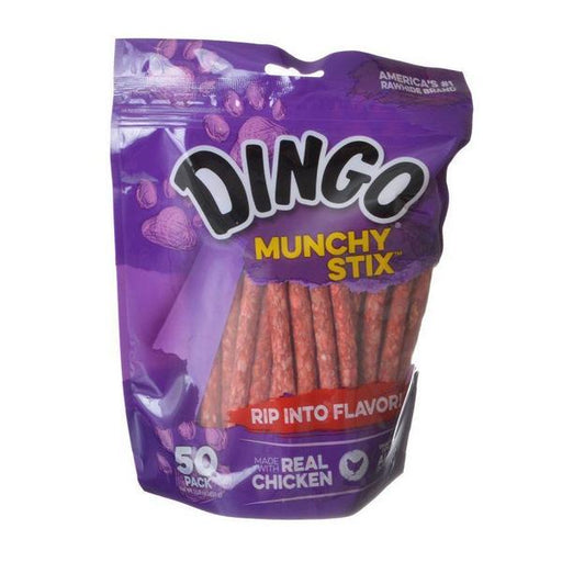 Dingo Muchy Stix Chicken & Munchy Rawhide Chew - 50 Pack - Giftscircle