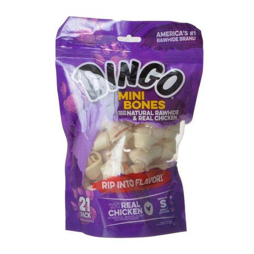 Dingo Naturals Chicken & Rawhid Bone - Mini - 2.5" (21 Pack) - Giftscircle