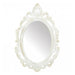 Distressed Vintage-Look Ornate White Mirror - Giftscircle