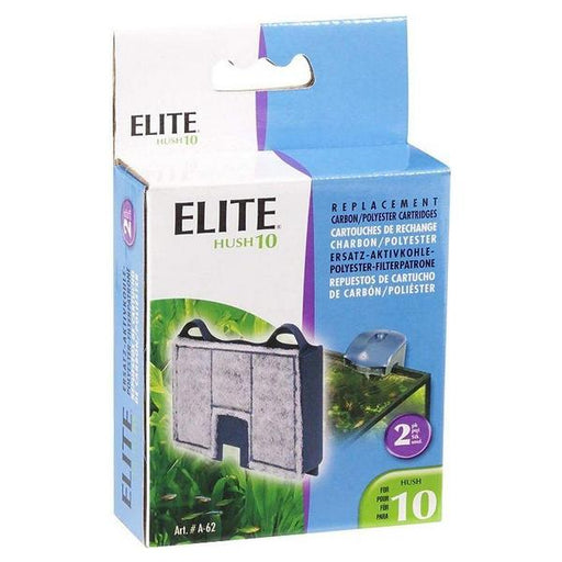 Elite Hush 10 Replacement Carbon / Polyester Cartridges - 2 count - Giftscircle