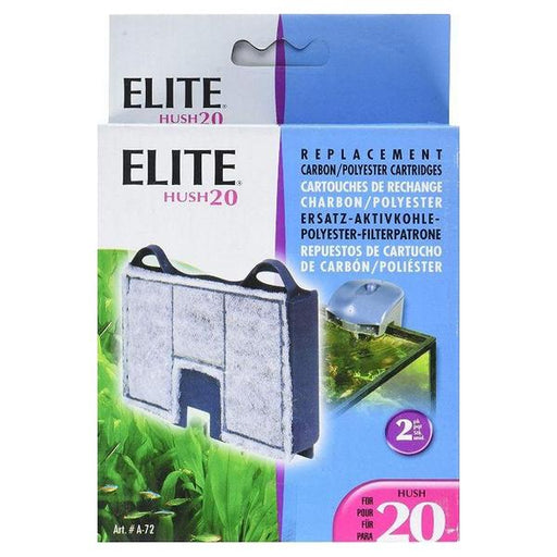 Elite Hush 20 Replacement Carbon / Polyester Cartridges - 2 count - Giftscircle