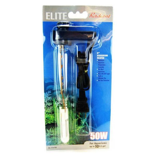 Elite Radiant Aquarium Heater - 50 Watts (8" Long) - Giftscircle