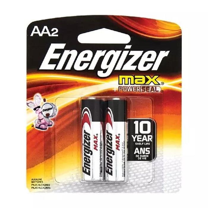Energizer Alkaline AA Batteries - 2 Pack - Giftscircle